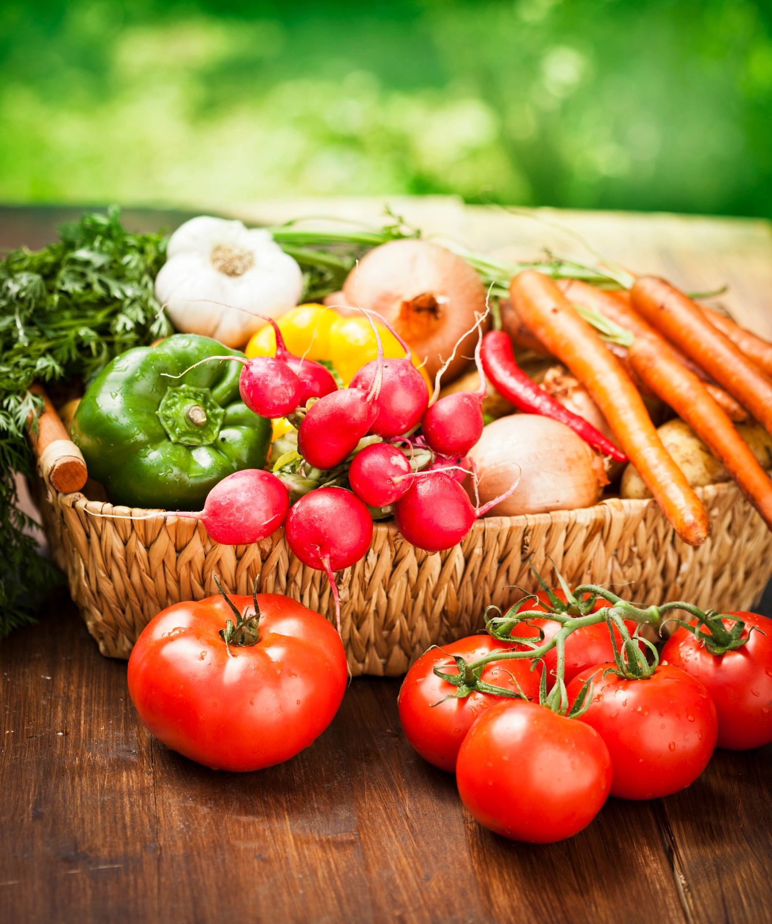 fresh organic vegetables